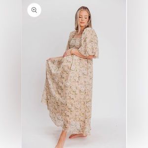 Worth collective Melody Maxi puffer sleeve dress